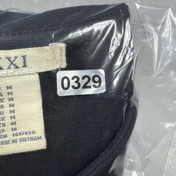 Forever 21 Ponte Shift Dress Women’s Medium Black 3/4 Sleeve Rayon Blended - Picture 8 of 8